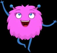 fluffy pink creature