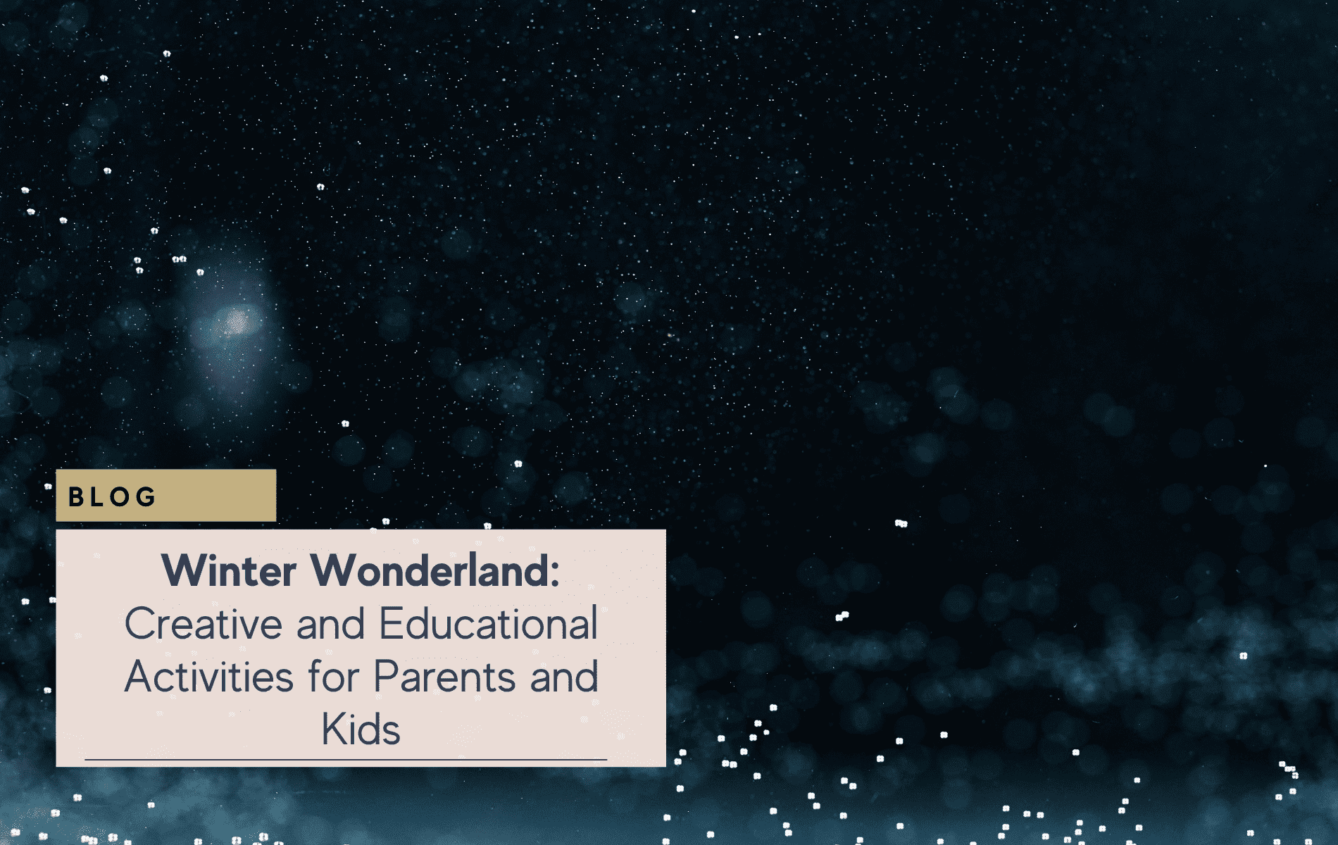 Winter Creative Activities